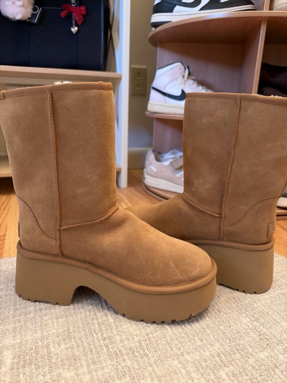 Women’s size 9 platform Ugg boots, worn once